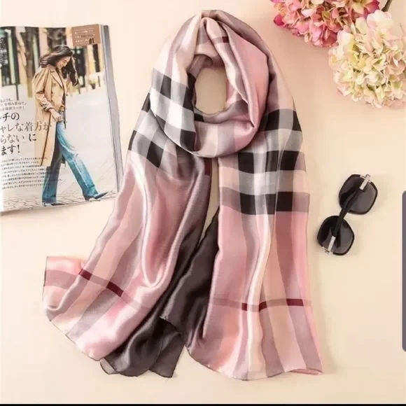 Miss Bella - Brown Women Long Shawl Wrap Scarves - Picture 4 of 4